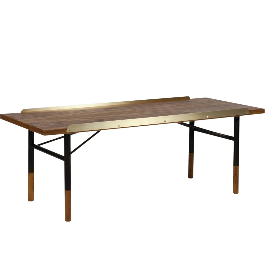 44" table bench in walnut
