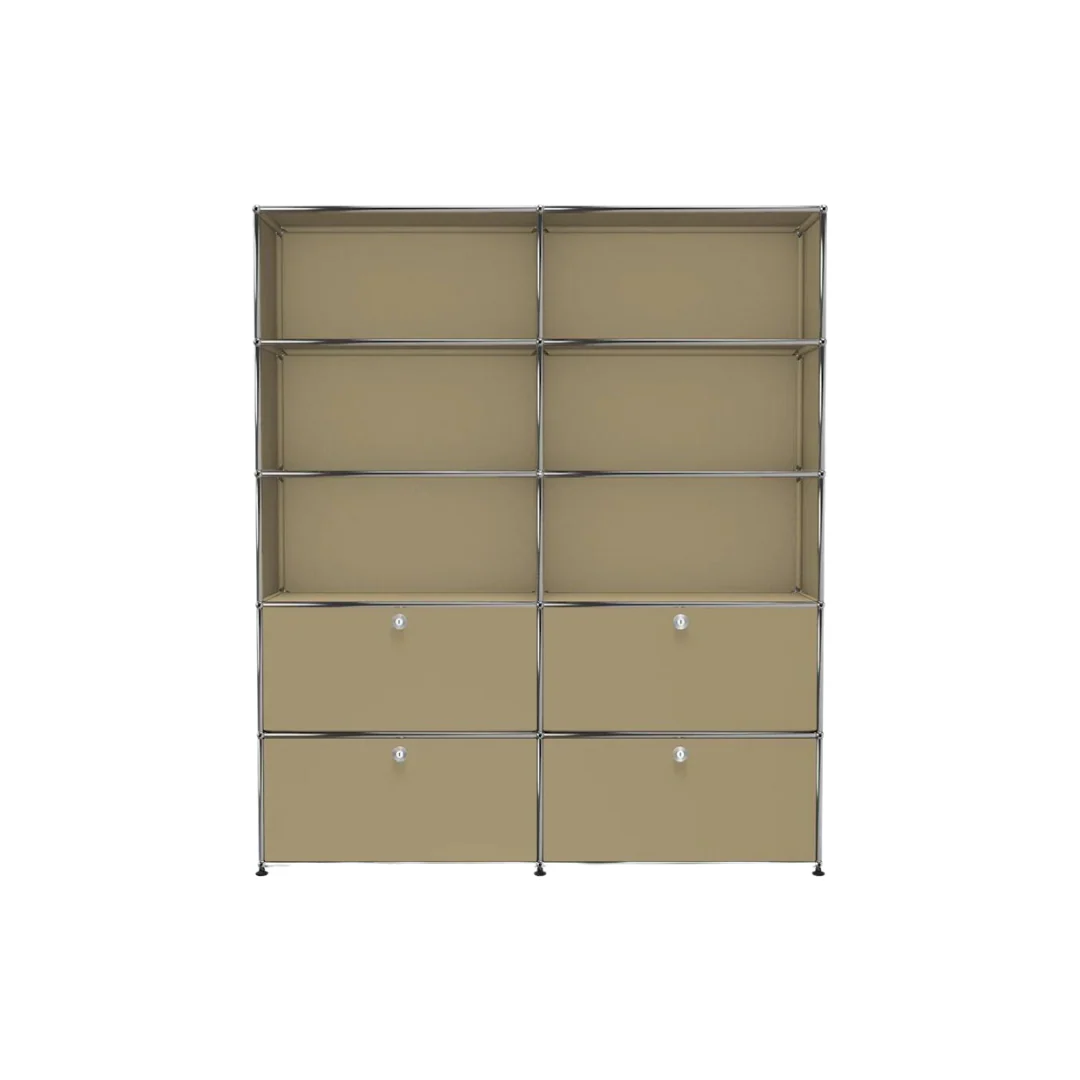 beige haller shelving r2
