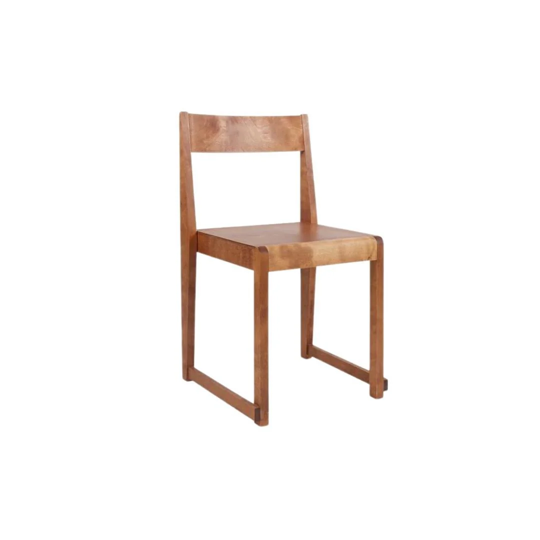 Warm Brown Birch Chair 01