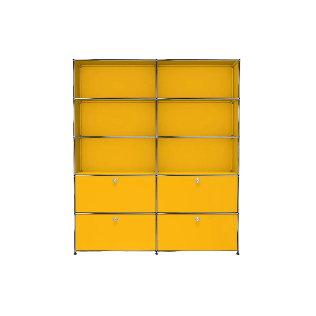 golden yellow haller shelving r2