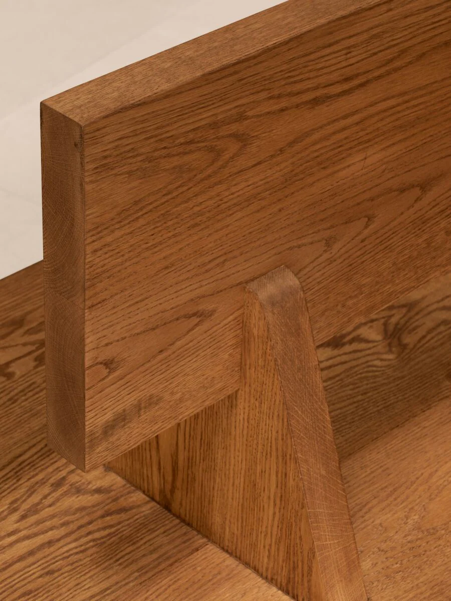 Kandalama Perch Bench, Teak - Image 3
