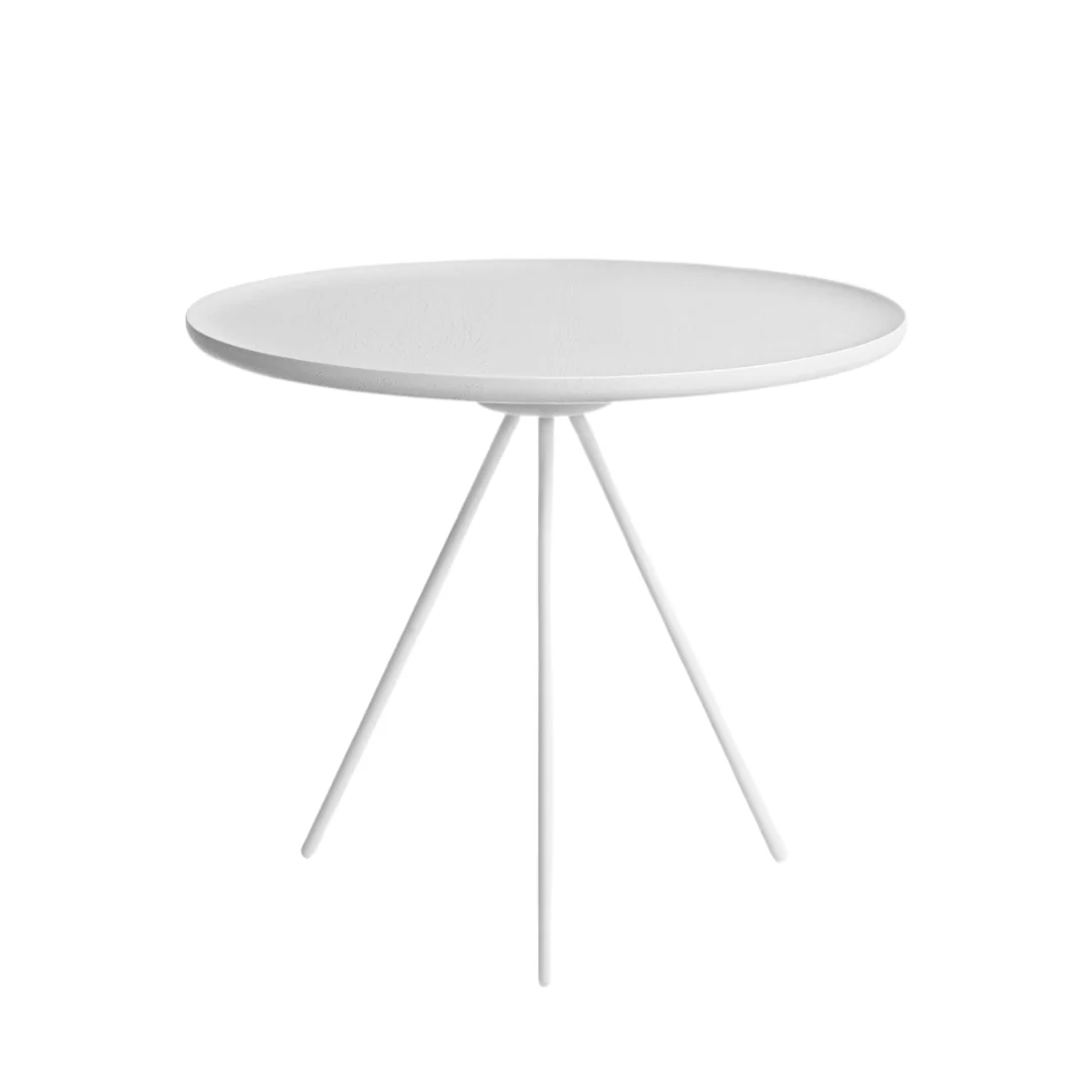 key coffee table in white ash