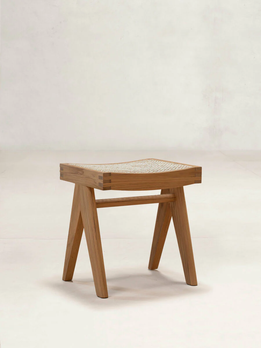 Low Cane Stool - Image 2