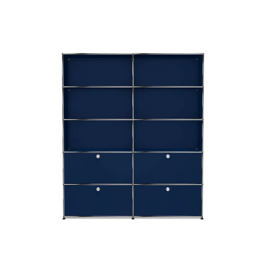 steel blue haller shelving r2