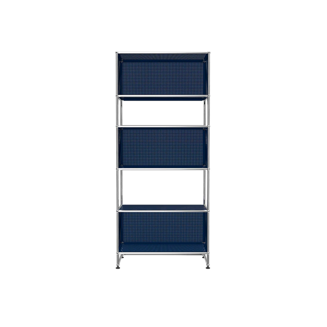 steel blue haller three box shelving re119