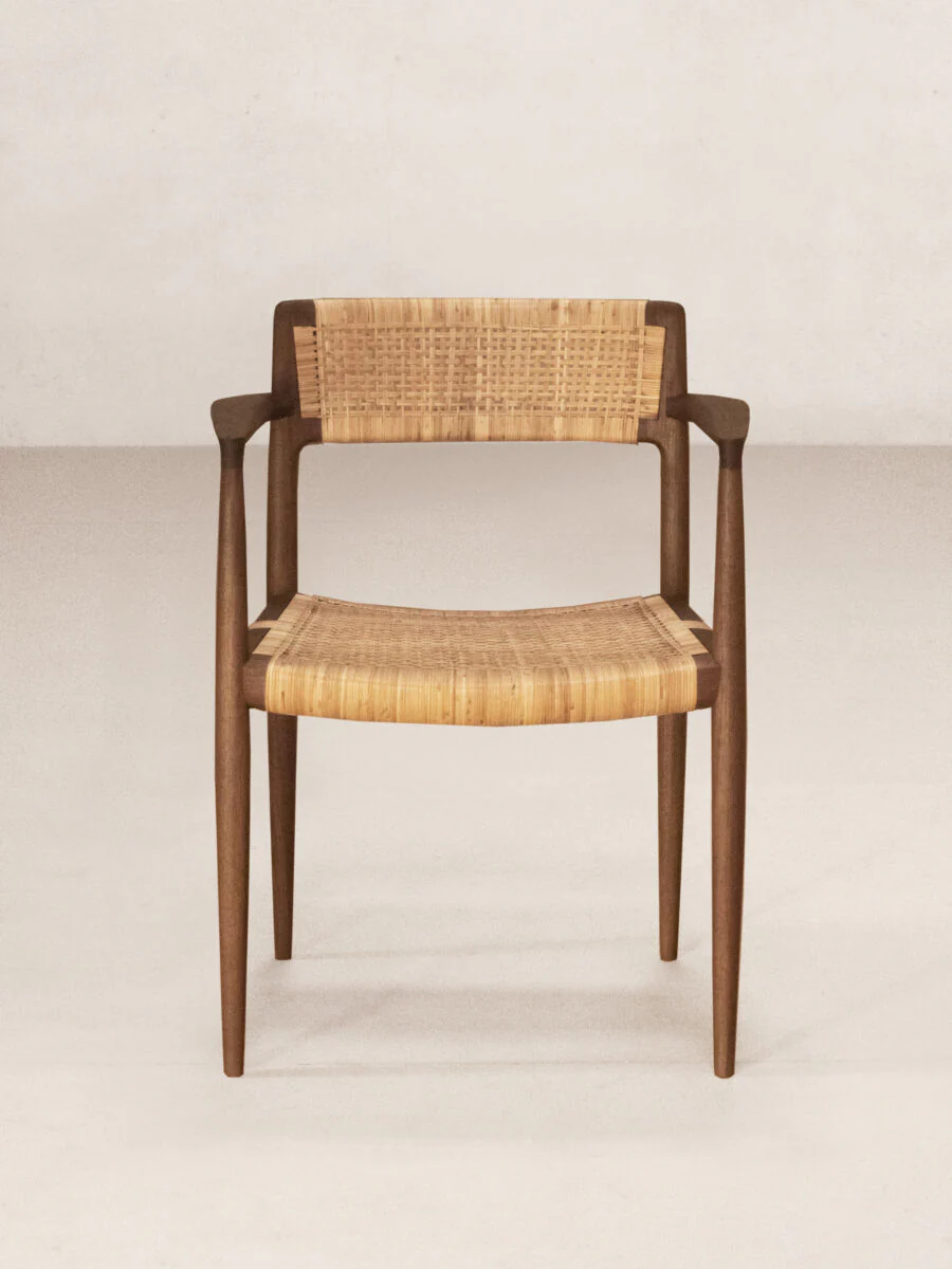 Tangāli Dining Armchair / Cane Seat - Image 2