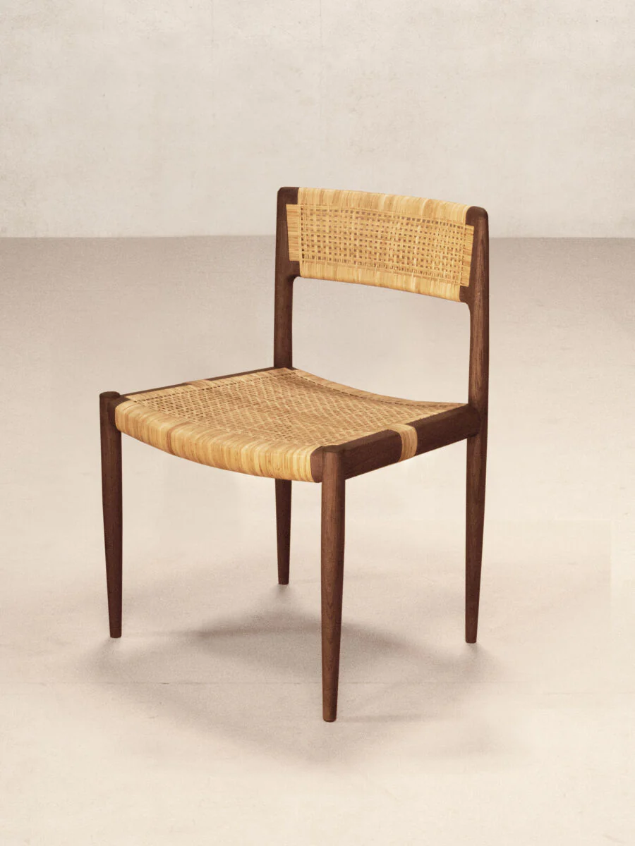 Tangāli Dining Chair (Armless) / Cane Seat
