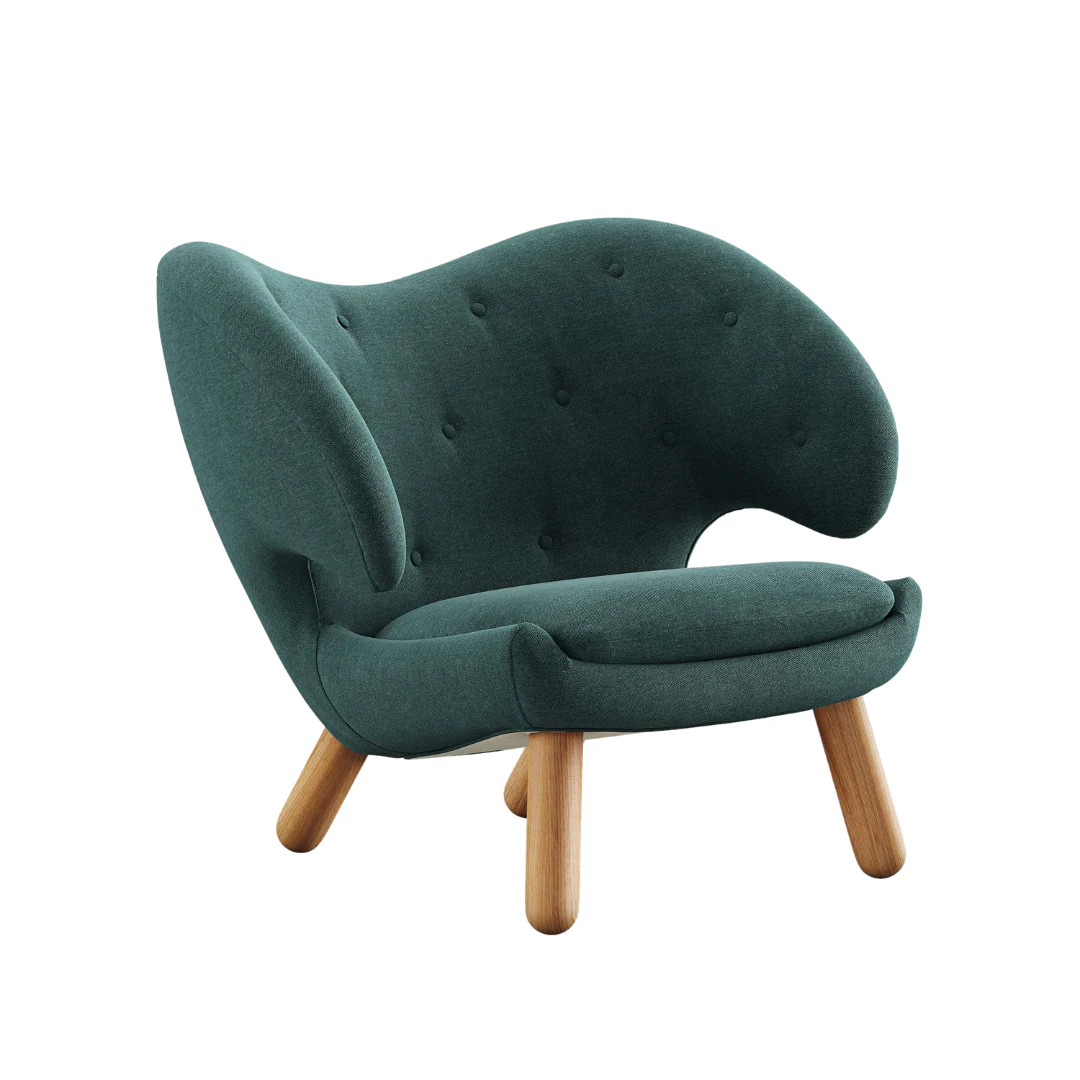 the pelican chair in oak dark oil