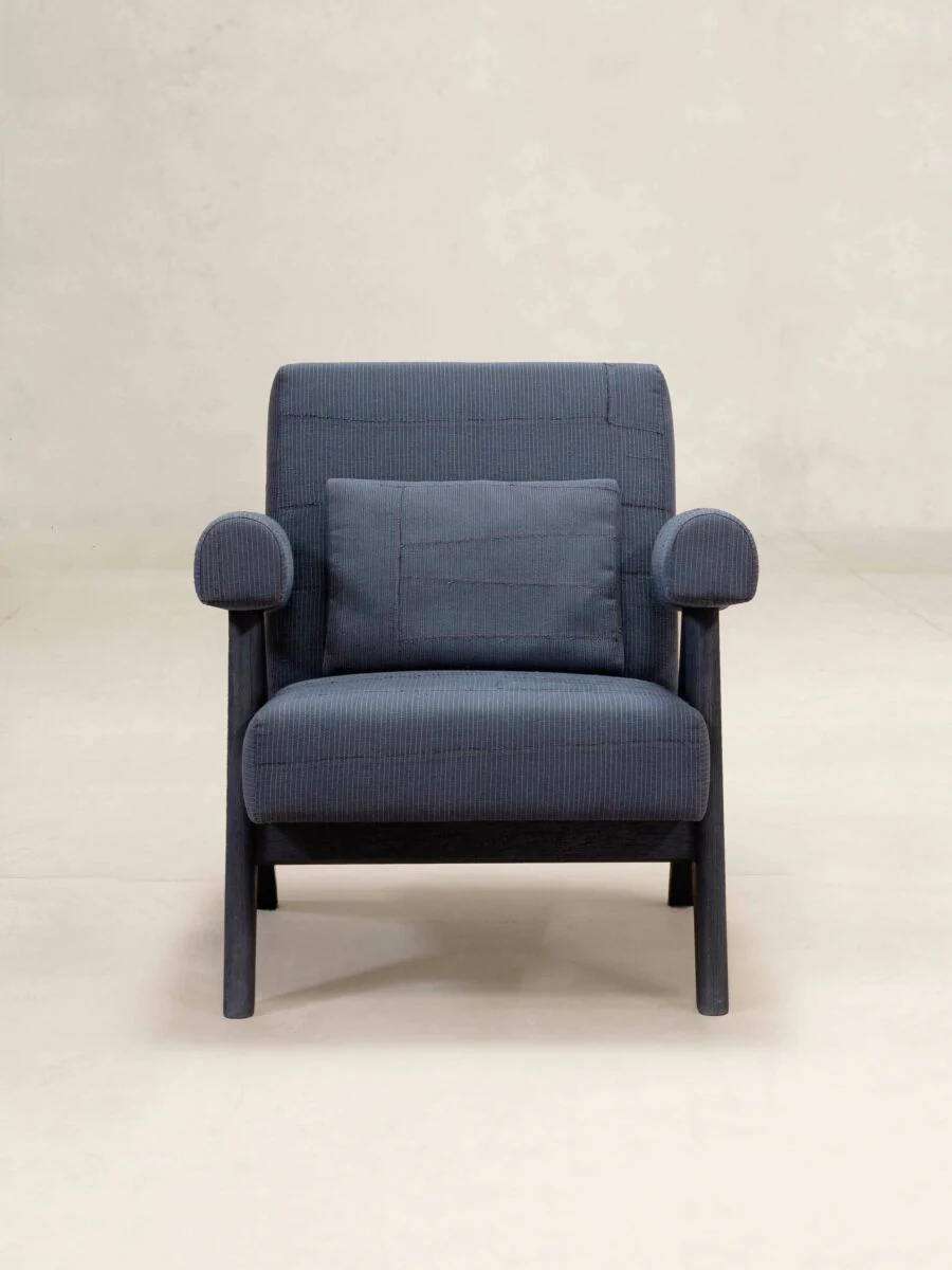 Upholstered Easy Armchair, KeSa Ink