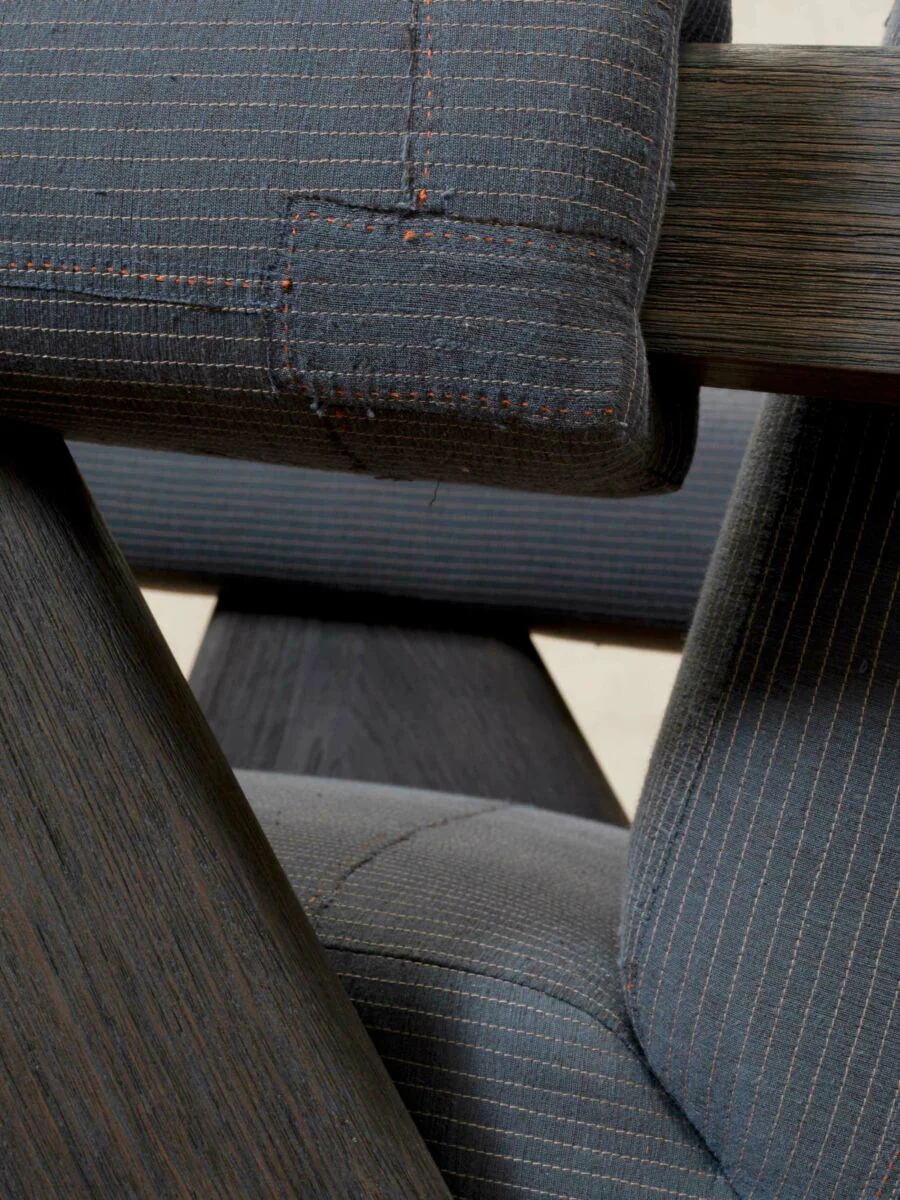 Upholstered Easy Armchair, KeSa Ink - Image 3
