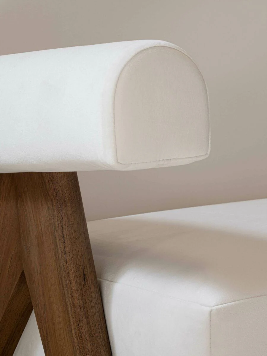 Upholstered Sofa, Velvet - Image 3